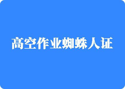 舔的白逼少萝喷水高空作业蜘蛛人证